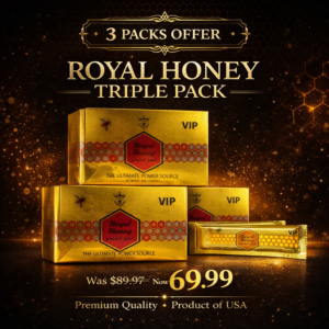 3-Packs of Royal Honey Package